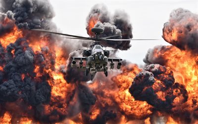 mcdonnell douglas ah-64 apache, abd hava kuvvetleri, amerikan saldırı helikopteri, ah-64, askeri helikopterler, apache, mcdonnell douglas, saldırı helikopterleri
