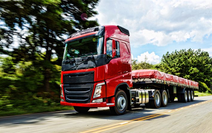 4k, Volvo FH 460 I-Shift, road, 2020 trucks, LKW, BR-spec, cargo transport, Red Volvo FH, 2020 Volvo FH, trucking concepts, trucks, Volvo