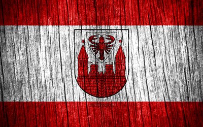 4k, cottbus flagga, cottbus dag, tyska städer, trästrukturflaggor, tysklands städer, cottbus, tyskland
