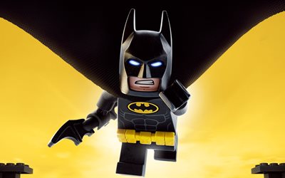 die lego-batman -, plakat -, 2017, komödie, animation