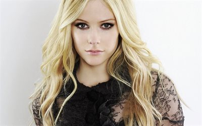 Avril Lavigne, superstars, chanteur, pop-rock, la beauté, la blonde