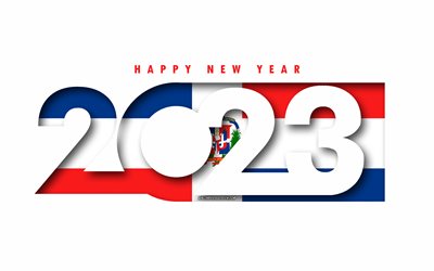 새해 복 많이 받으세요 2023 도미니카 공화국, 흰 바탕, 도미니카 공화국, 최소한의 예술, 2023 도미니카 공화국 개념, 도미니카 공화국 2023, 2023 도미니카 공화국 배경, 2023 새해 복 많이 받으세요 도미니카 공화국
