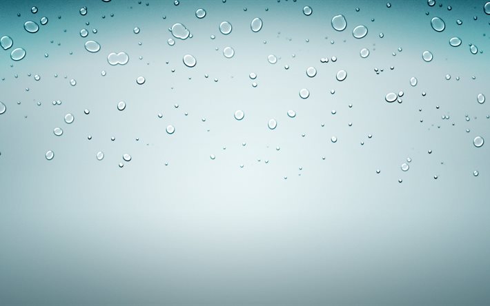 background, green, water, drops