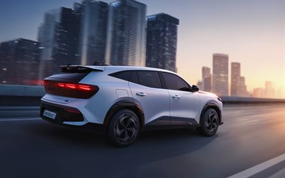 4k, renault filante esprit alpine, arkadan görünüm, geçitler, 2026 araba, otoyol, renault filante, dış, 2026 renault filante, fransız arabaları, renault