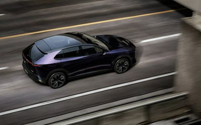 2026, mazda ez 60, 4k, vista superior, exterior, cruce electrico, mazda ez 60 morado, nuevo mazda ez 60 2026, autos japoneses, mazda