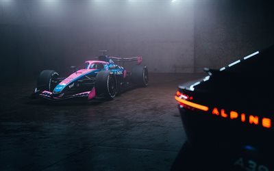 2026, alpino a526, fórmula 1, presentación, exterior, a526, equipo de fórmula uno bwt alpine, coches de carreras de f1 2026, f1, alpino, campeonato mundial de fórmula uno 2026, fórmula uno
