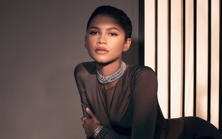 zendaya, 4k, actriz americana, belleza, hollywood, estrellas de cine, celebridad americana, superestrellas, zendaya coleman, actriz popular, sesión de fotos de zendaya