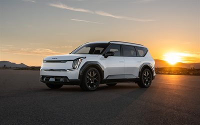 Kia EV9 Nightfall Edition, 4k, sunset, 2026 cars, crossovers, Kia EV9, exterior, 2026 Kia EV9, south korean cars, Kia