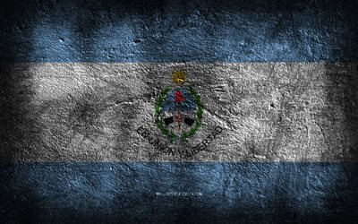4k, San Juan flag, Argentine province, stone texture, Flag of San Juan, stone background, Provinces of Argentina, Day of San Juan, grunge art, San Juan province, San Juan, Argentina