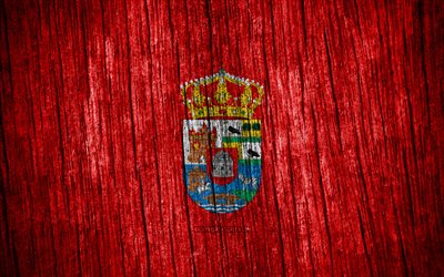 4k, drapeau d avila, jour d avila, provinces espagnoles, drapeaux de texture en bois, provinces d espagne, avila, espagne