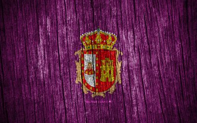 4K, Flag of Burgos, Day of Burgos, spanish provinces, wooden texture flags, Burgos flag, Provinces of Spain, Burgos, Spain
