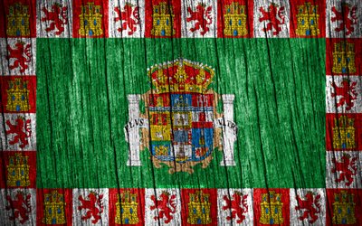 4K, Flag of Cadiz, Day of Cadiz, spanish provinces, wooden texture flags, Cadiz flag, Provinces of Spain, Cadiz, Spain