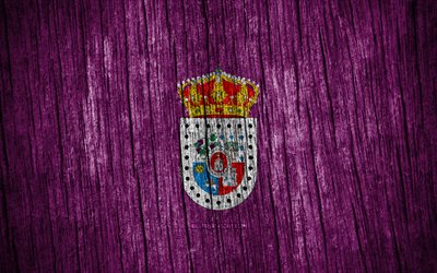 4K, Flag of Soria, Day of Soria, spanish provinces, wooden texture flags, Soria flag, Provinces of Spain, Soria, Spain