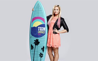 author, singer, demi lovato, surf, actress, the blonde, long hair