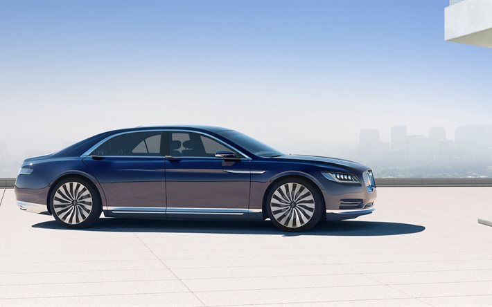side view, 2015, lincoln continental, full-size sedan, concept