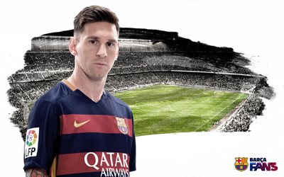 kapten, barcelona, fc barcelona, 2016, 2015, lionel messi, anfallare, fotboll