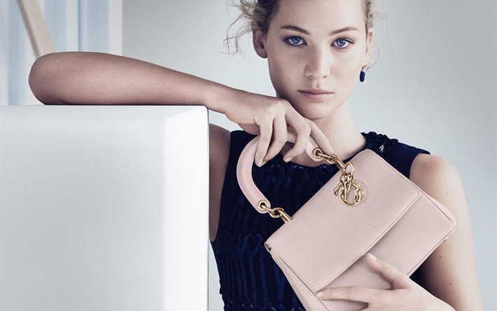movie star, jennifer lawrence, actress, photoshoot, celebrity, bag, be dior, 2015, advertising, campaign