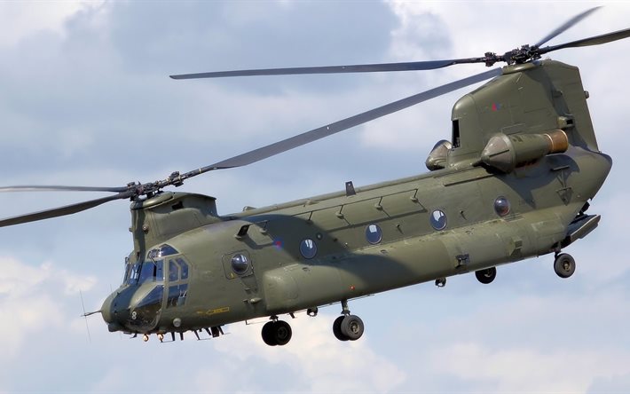 the sky, ch-47, chinook, boeing, military, helicopter, heavy lift