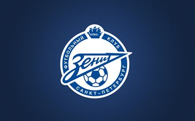 el fc zenit st petersburgo, club de fútbol, con el emblema de los deportes