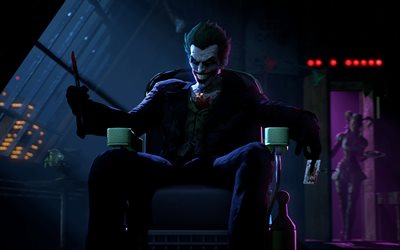 Joker, 4k, la aventura, los héroes, Batman Arkham Origins