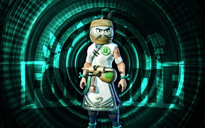 ベジバオブラザーズフォートナイト, 4k, ターコイズブルーのスパイラル背景, フォートナイト, クリエイティブ, ベジ・バオ・ブラザーズのスキン, フォートナイト ベジ バオ ブラザーズ スキン, ベジバオブラザーズ, フォートナイトのキャラクター