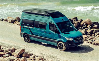 Hymer Free S 600 Blue Evolution, offroad, 2022 buses, travel concepts, Br 907, residential cars, HDR, adventures, house on wheels, Hymer