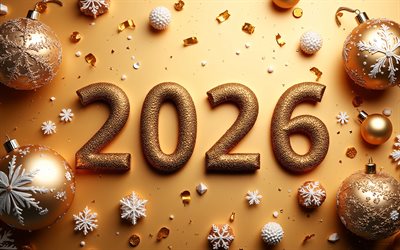 2026 새해 복 많이 받으세요, 청동 배경, 2026 브론즈 3d 숫자, 2026 브론즈 축하 카드, 2026년 새해 복 많이 받으세요, 미술, 2026 컨셉, 2026년 새해