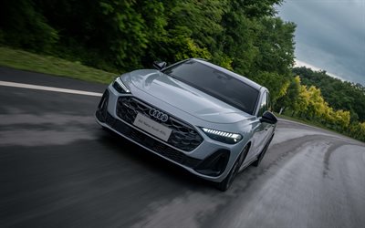 4k, audi a5l tfsi quattro s line, vista frontal, 2025 coches, camino, especificaciones cn, b10, 2025 audi a5l, audi a5 b10, coches alemanes, audi a5l, audi