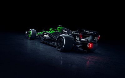 2025, fórmula 1, sauber c45, 4k, vista trasera, exterior, patada sauber c45, fórmula uno, f1, c45, stake f1 equipo kick sauber