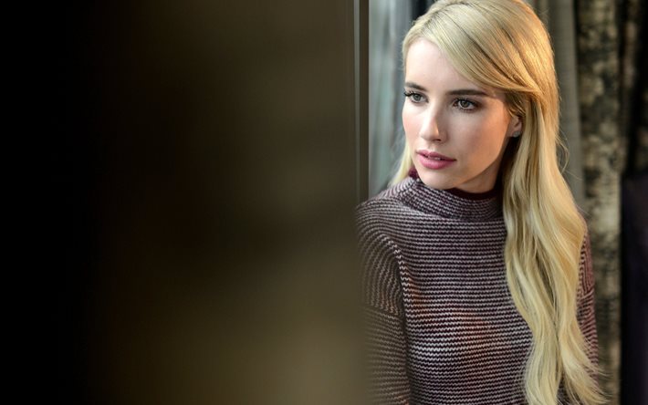 Emma Roberts, modelos, chicas, rubia, belleza, 2015, The New York Times
