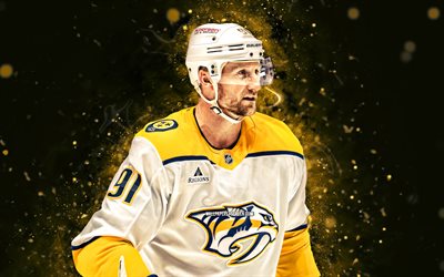 steven stamkos, 4k, gelbe neonlichter, nashville predators, nhl, kanadische hockeyspieler, steven stamkos 4k, eishockey, national hockey league, steven stamkos nashville raubtiere