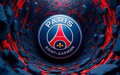 पेरिस सेंट जर्मेन 3डी लोगो, 4k, स्रोन 3डी पृष्ठभूमि, लीग 1, फुटबॉल, पीएसजी लोगो, फ़ुटबॉल, पीएसजी, पेरिस सेंट जर्मेन, फ्रेंच फुटबॉल क्लब, पेरिस सेंट जर्मेन लोगो, पेरिस सेंट जर्मेन एफसी