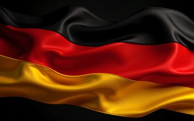 deutsche seidenflagge, 4k, flagge von deutschland, europa, deutsche 3d flagge, 3d seidentextur, deutsche flagge, deutschland flagge, deutschland, deutsche wellenflagge