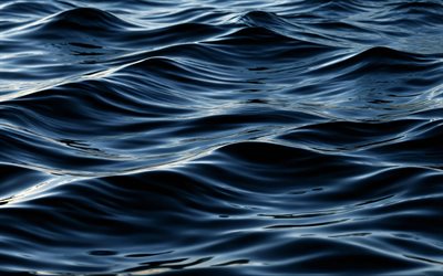 fond d'eau sombre, 4k, macro, textures d'eau, vagues d'eau, textures naturelles, arrière plans de vagues, eau, modèles de vagues, milieux d'eau