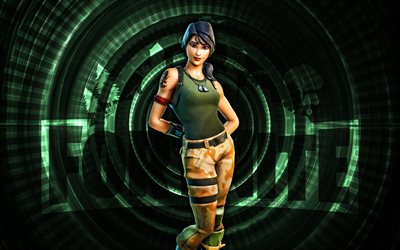 camuflaje cazatalentos prime fortnite, 4k, fondo espiral verde, fortnite, creativo, diseño camo headhunter prime, diseño prime camo headhunter de fortnite, cazador de cabezas de camuflaje prime, personajes fortnite