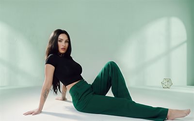 megan zorro, 4k, actriz estadounidense, superestrellas, estrellas de cine, hollywood, modelo americano, megan denise fox, belleza, sesión de fotos de megan fox