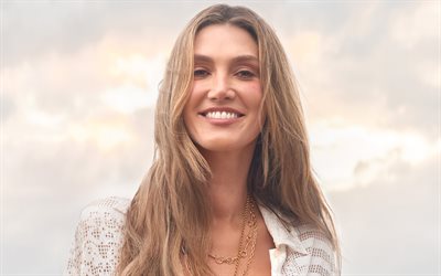 delta goodrem, 4k, cantante australiano, retrato, sesión de fotos, vestido blanco, cantantes populares, delta lea goodrem, sesión de fotos de delta goodrem