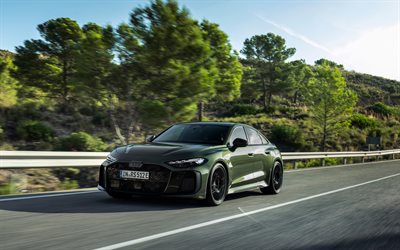 audi rs5, 4k, flou de mouvement, 2026 voitures, route, voitures de luxe, audi rs5 b10, extérieur, audi rs5 2026, voitures allemandes, audi