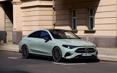 2027, mercedes benz cla, 4k, vue de face, extérieur, hybride de classe cla, gris mercedes benz classe cla, nouvelle mercedes benz cla 2027, voitures allemandes, mercedes benz
