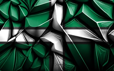 bandeira de devon, 4k, textura criativa 3d, bandeira 3d de devon, condados cerimoniais, inglaterra, arte 3d, bandeira da região de devon, devon