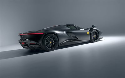 4k, novitec ferrari daytona sp3, rückansicht, supersportwagen, 2026 autos, tuning, ferrari daytona sp3, außen, 2026 ferrari daytona sp3, novitec, italienische autos, ferrari