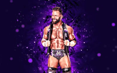 مات كاردونا, 4k, أضواء النيون البنفسجي, wwe, مبدع, مصارع أمريكي, ماثيو بريت كوردونا, خلفية مجردة البنفسجي, الترفيه العالمي للمصارعة, المصارعين, مات كاردونا 4k