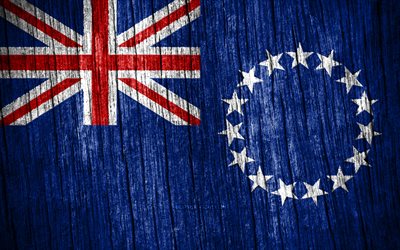 4k, कुक आइलैंड्स का झंडा, कुक आइलैंड्स का दिन, ओशिनिया, लकड़ी की बनावट के झंडे, कुक आइलैंड्स फ्लैग, कुक आइलैंड्स राष्ट्रीय प्रतीक, महासागरीय देश, कुक द्वीपसमूह