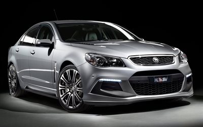 sedan, 2016, hsv, gene, estúdio, vista frontal