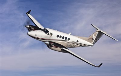 aircraft, the sky, beechcraft, airplane, the plane, small aircraft