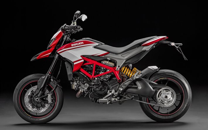 ducati, 2015, ducati hypermotard, motorcycle, profile