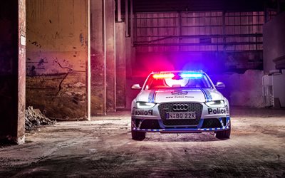 2015, audi, rs4, before, police, front view, garage