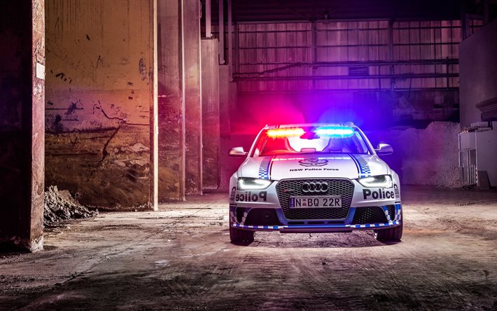 2015, audi, rs4, before, police, front view, garage