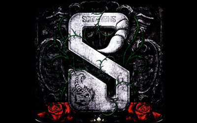 scorpions-rock-band, emblem, grunge, scorpions
