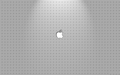 izle, apple, logo, Açık gri